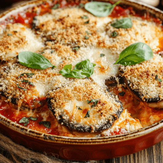 Mushroom Parmesan Delight_ done