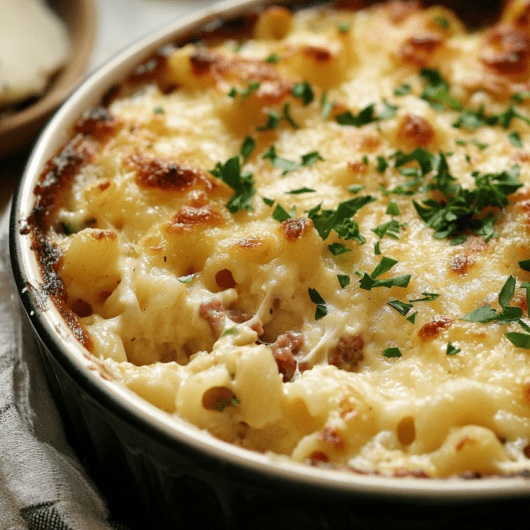 Sausage and Veggie Mac and Cheese_ done