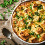 Savory Greens Bread Pudding_ done