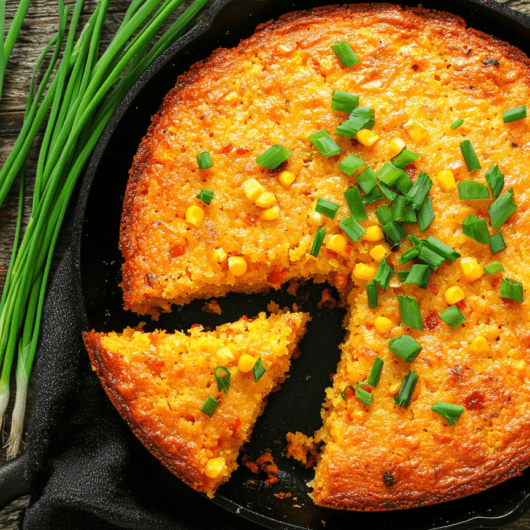 Spicy Kimchi Cornbread done