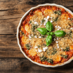 Baked Lima Beans with Tomato and Herb Pesto_done