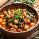 Chickpea and Spinach Stew with Chorizo_done