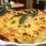 Cheesy Herb Mashed Potato Bake_ done