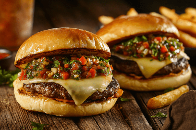 Perfect Spicy Hatch Chile Burgers 3 Spicy Hatch Chile Burgers
