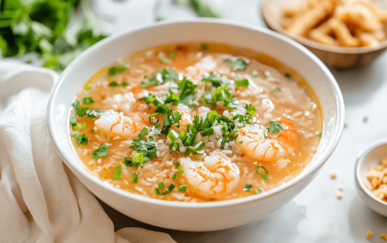 Thai Shrimp Rice Soup_post3