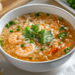 Thai Shrimp Rice Soup_done