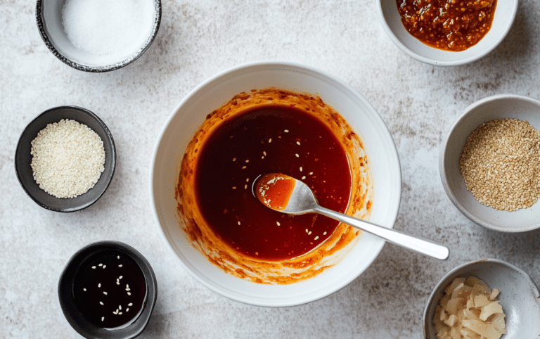 Cold Buckwheat Noodles with Kimchi and Eggs