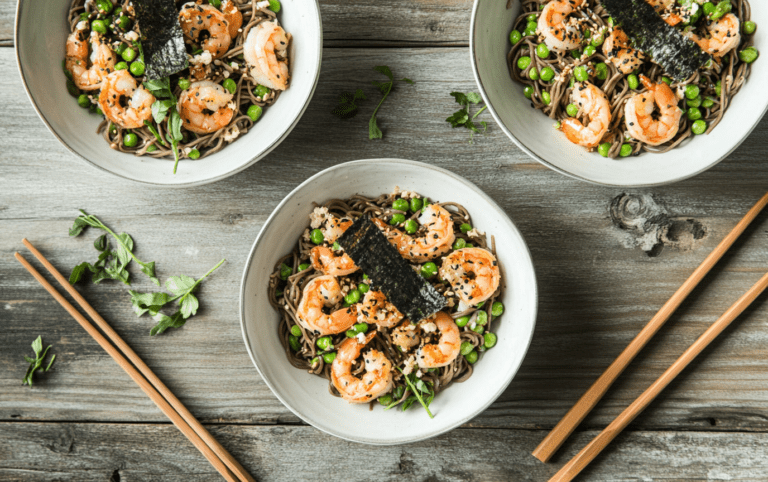 Soba Salad with Shrimp Shiso and Nori Soba Salad with Shrimp Shiso and Nori