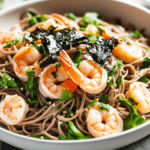 Soba Salad with Shrimp Shiso and Nori