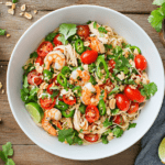 Thai Chicken and Shrimp Noodle Salad