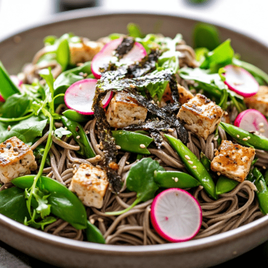 Tofu Soba Salad with Miso-Mustard Dressing_ done