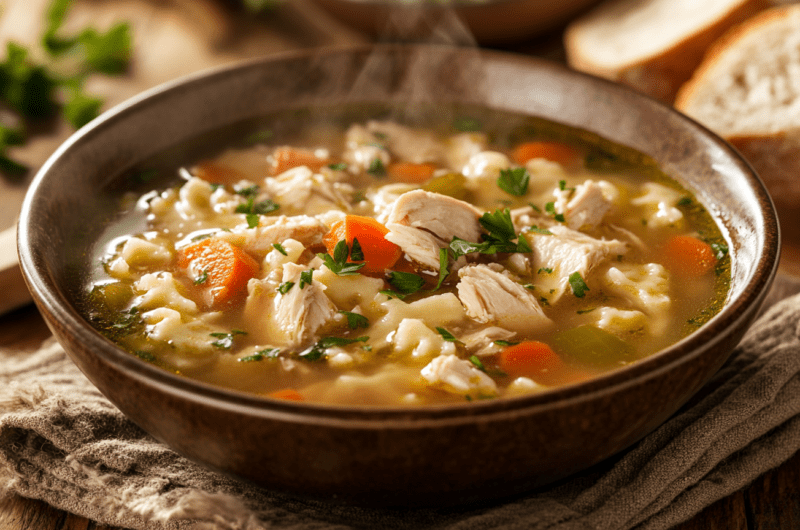 Chicken Spaetzle Soup
