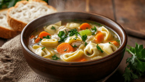 Hearty Chicken Tortellini Soup_ done