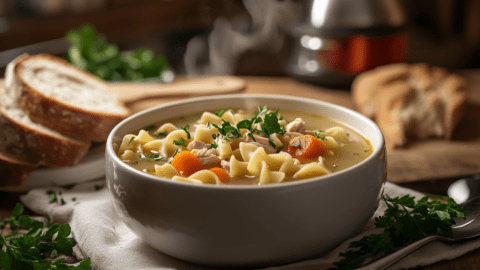 Quick Chicken Noodle Soup_done