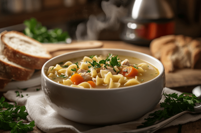 #1 Quick Chicken Noodle Soup 3 Quick Chicken Noodle Soup