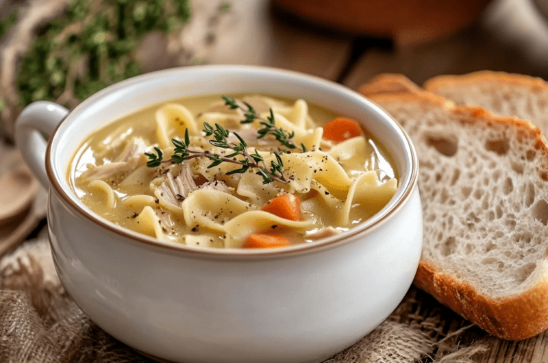 Creamy Chicken Noodle Soup