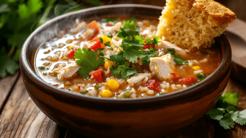 Spicy Cajun Chicken & Rice Soup_done