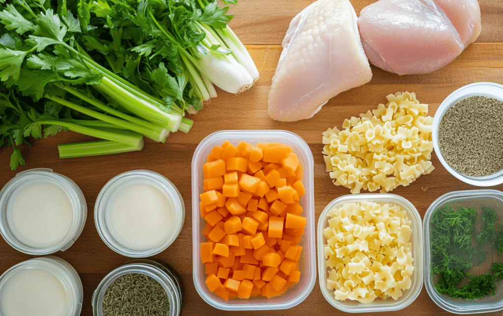 Chicken Alphabet Soup raw 1