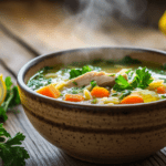 Zesty Chicken Orzo Soup_done
