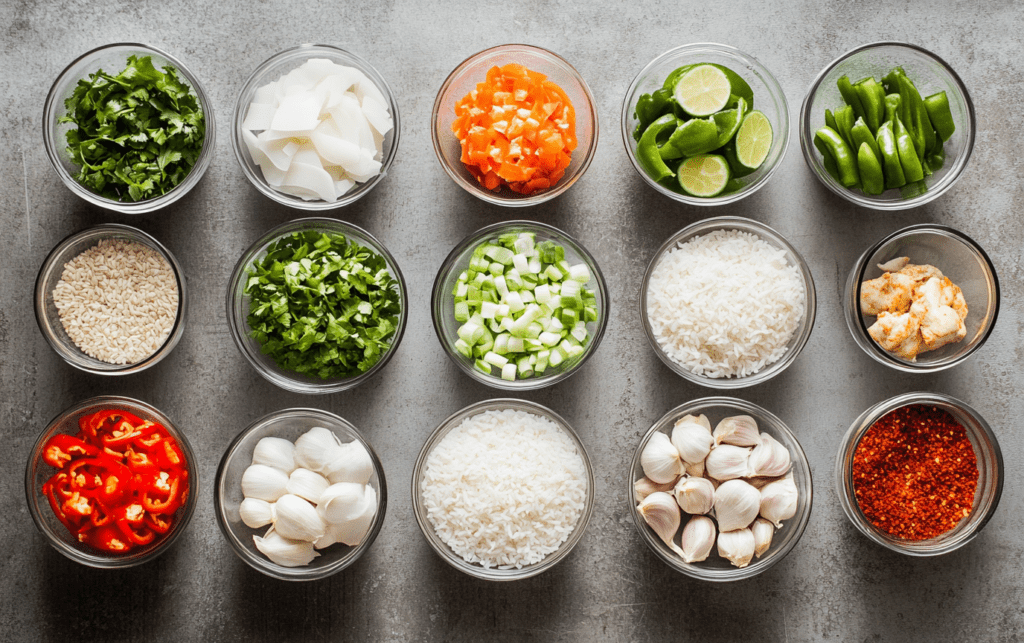 Coconut Lime Chicken Curry Soup raw 1