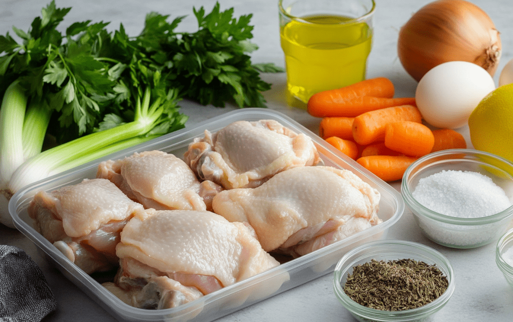 Classic Chicken Noodle Soup_ raw