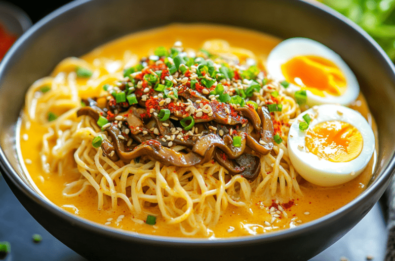 Spicy Coconut Curry Noodles