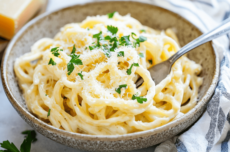 Cheesy Garlic Noodles 3 Cheesy Garlic Noodles