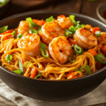 Spicy Shrimp Noodle Bowl- done