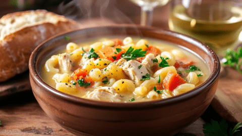 Chicken Macaroni Soup_ done