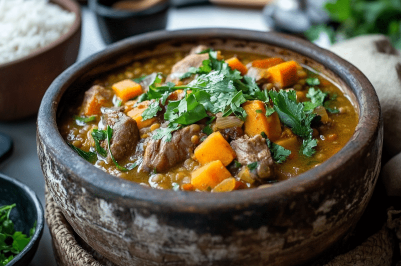 Pork and Pigeon Pea Stew