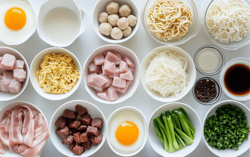 Hearty Lomi Noodle Soup raw 1