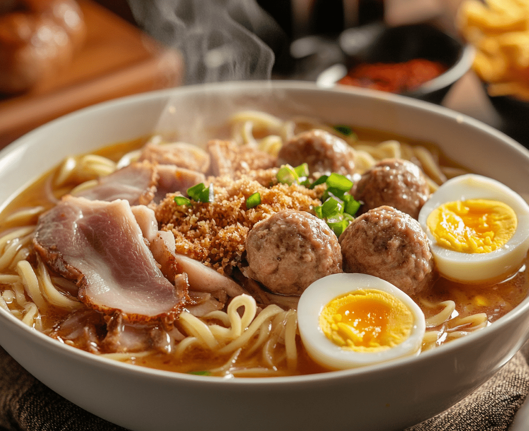 Hearty Lomi Noodle Soup