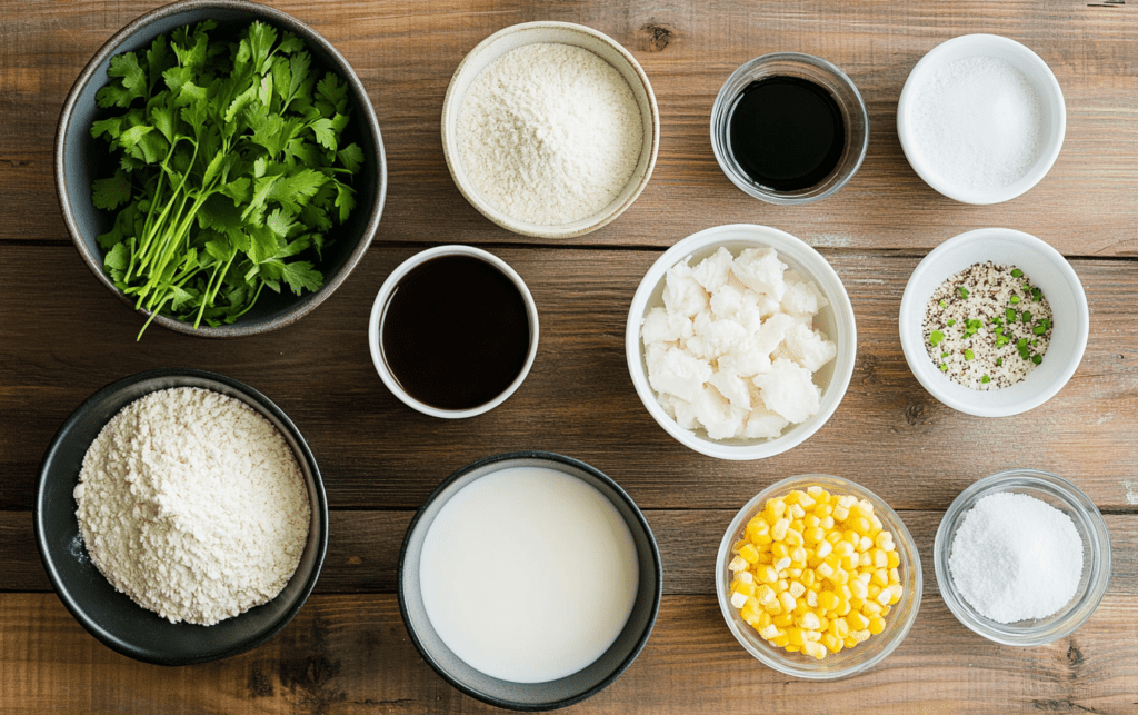 Crab and Sweet Corn Chowder raw 1