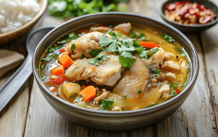 Chicken with Banana Core and Pigeon Peas_post4