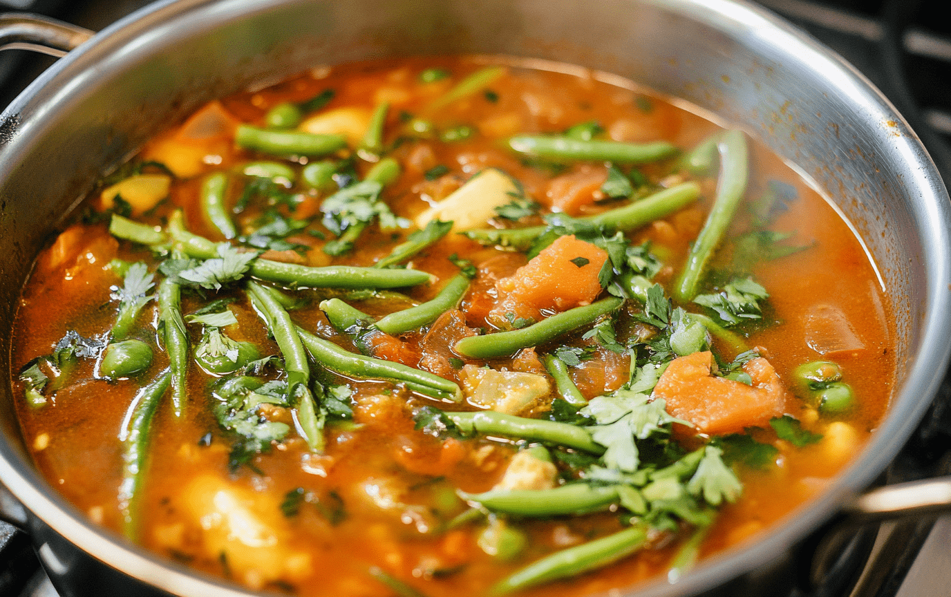 Filipino Sour Pork Soup - SoyRice Kitchen