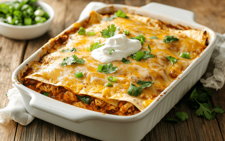 Turkey Enchilada Layered Bake_done