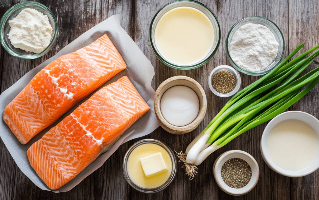 Salmon with Herb Mustard Sauce_ raw