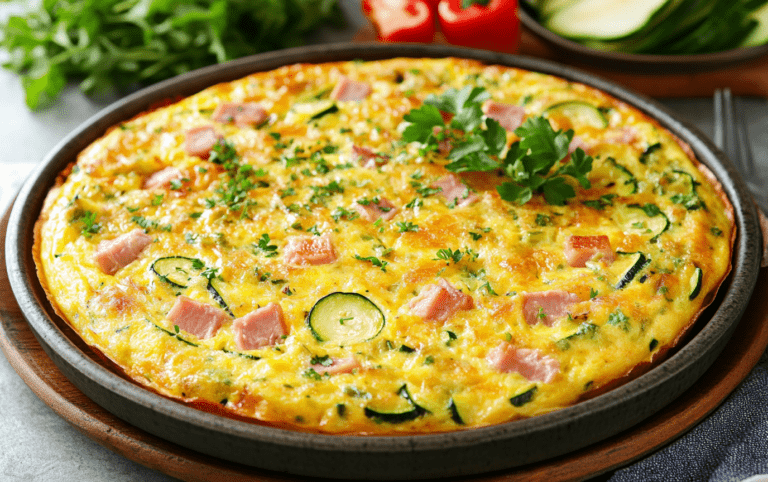 Quick Zucchini and Ham Frittata_post5