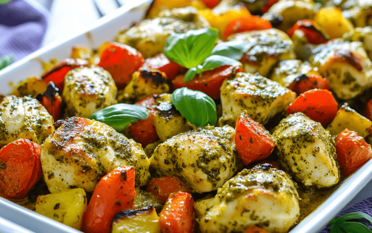 Pesto Chicken and Veggies Bake_ post 5