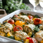 Pesto Chicken and Veggies Bake_done