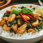 Quick Thai Basil Chicken_ done