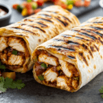 Crispy BBQ Chicken Wraps_ done