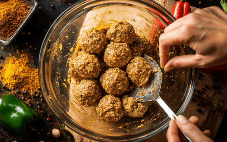 Sweet and Tangy Pineapple Meatballs_post 1
