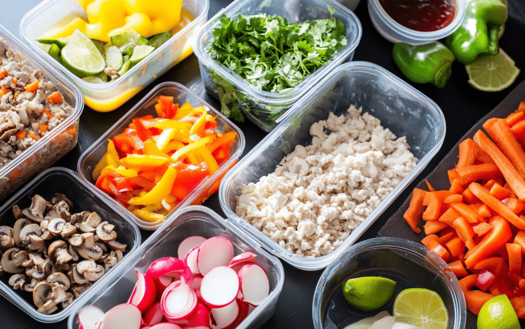 Quick Thai Turkey Lettuce Wraps_ raw