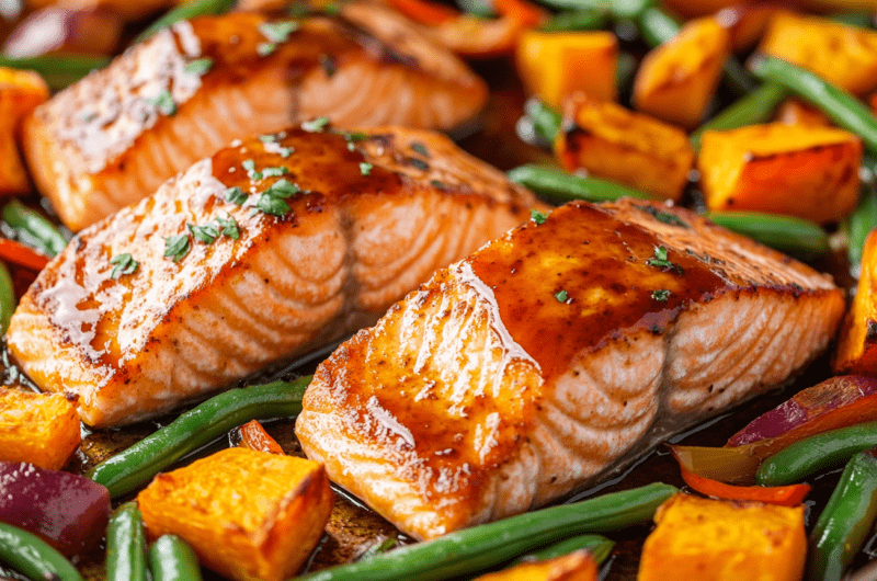 Quick Teriyaki Salmon with Veggies 3 Quick Teriyaki Salmon with Veggies