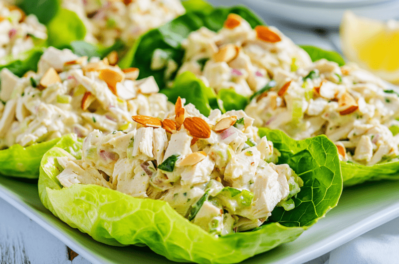 Chicken Salad Lettuce Wraps