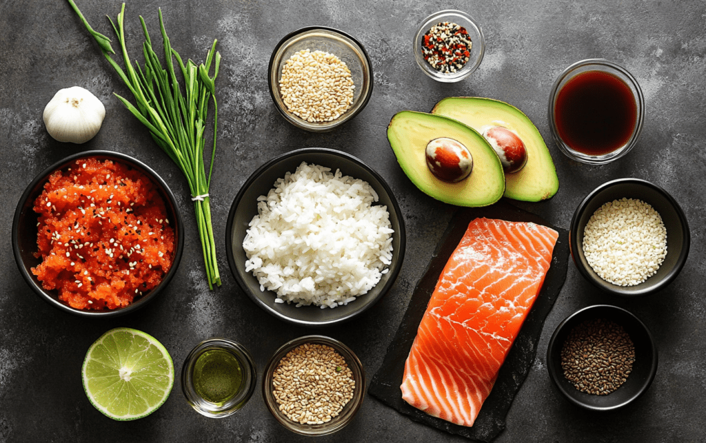 Quick Salmon Poke Bowls_ raw
