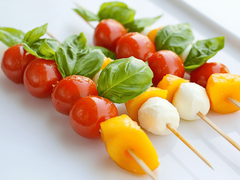 Fresh Caprese Skewers
