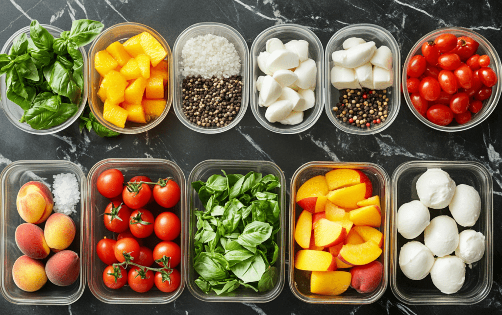 Fresh Caprese Skewers raw 1