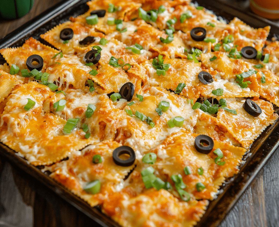 Quick Crispy Ravioli Nachos 3 Crispy Ravioli Nachos